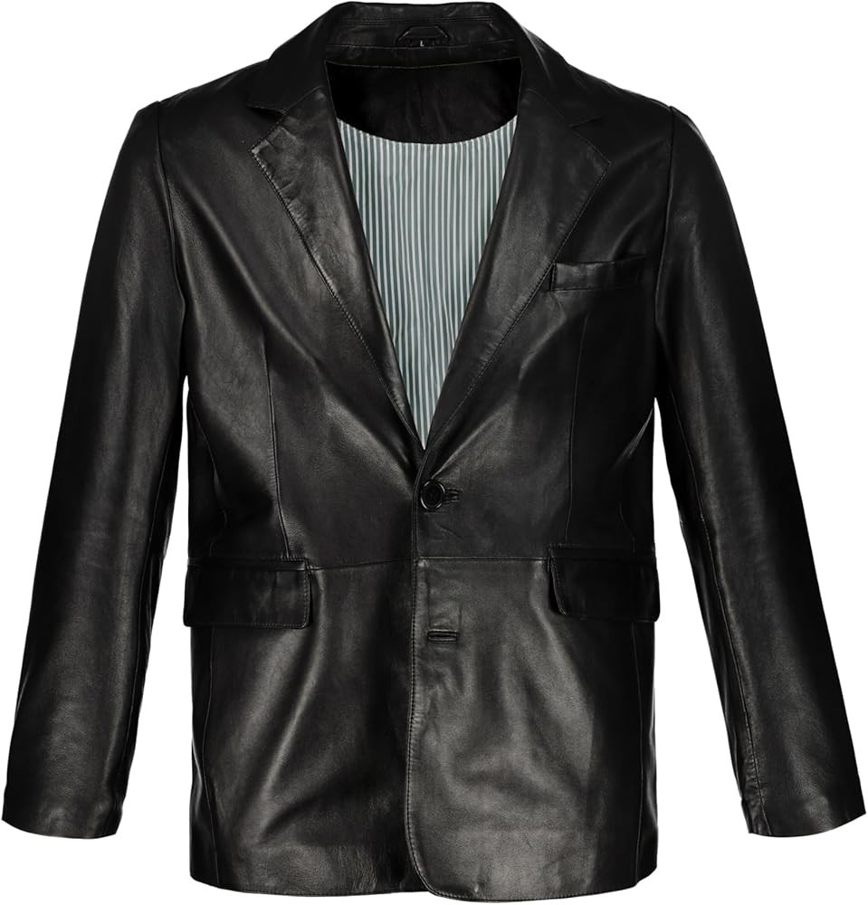JP 1880 Men's  Leather Jacket , Size: L , Soft Lamb MPN:720237-100 , NEW BLACK