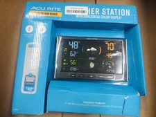 AcuRite Wireless Home Weather Station with Color Display, Indoor Outdoor Thermom