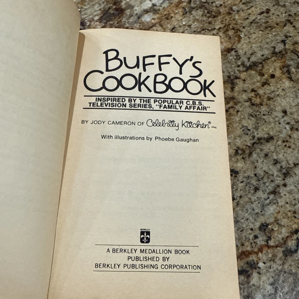 Buffy's Cookbook 1971 Jody Cameron Buffy Davis Family Affair TV Tie-In - Image 4 of 4