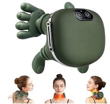 Shoulder and Neck Massager, Bionic Heated Massager, Neck Massager with Fingers,