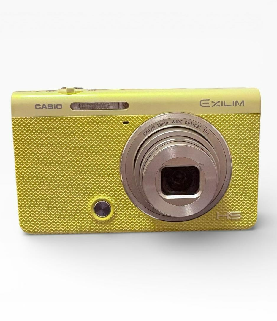 CASIO EXILIM HIGH SPEED EX-ZR70 16.1MP Digital Camera Yellow Used