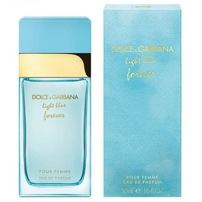 DOLCE & GABBANA LIGHT BLUE FOREVER 50ML EAU DE PARFUM NAGELNEU & VERSIEGELT