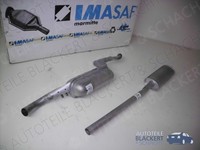 Imasaf Auspuffset Mitteltopf + Endtopf für Fiat 127 1.3 Diesel 1981-1987