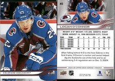 🏒 2025-26 Upperdeck Series 1 - Logan O'Connor Avalanche #40