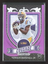 2021 Panini Prizm Draft Picks Terrace Marshall Jr. #180 Rookie Purple /75 JT594