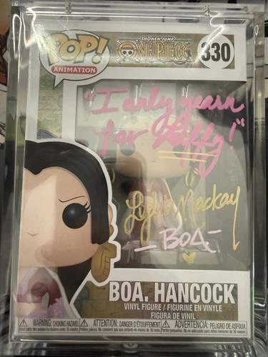 Funko Pop! Vinyl: One Piece - Boa Hancock #330 Signed & Quoted By: Lydia Mackay!