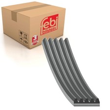 Image of 5 Ribbed Auxiliary V Belt Aux Multi 1125mm 5PK1125 Fits Vauxhall Febi 28854