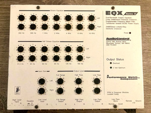 AudioControl EQX 13-band equalizer with crossover 2.3 khz chip for Active setups