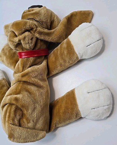 Big Hound Dog Plush Puppy Toy Floppy Huggable Pillow Toy Approx 20" Long Vintage - Picture 9 of 18