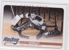 11/12 UD...GUMP WORSLEY...1950'S HOCKEY HEROES...CARD # HH2...RANGERS