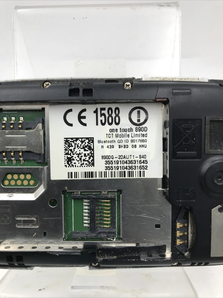 SMARTPHONE ALCATEL ONETOUCH 890D, DUAL SIM NERO TESTATO PERFETTAMENTE FUNZIONANT - Immagine 2 di 4