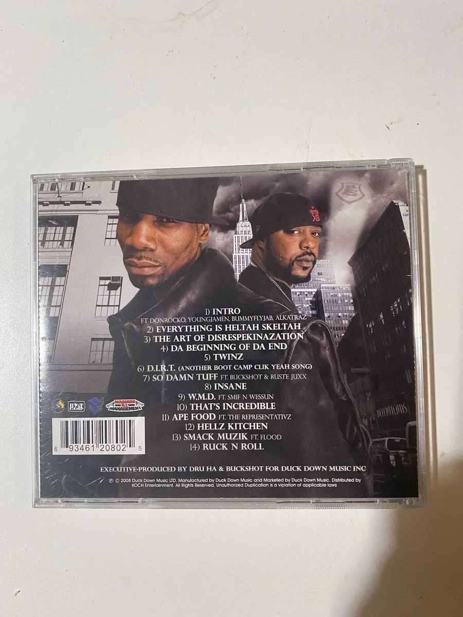 Heltah Skeltah D.I.R.T. CD OOP Sean Price Boot Camp Hip Hop Rap Dirt Incredible