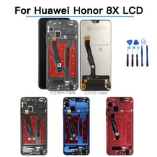 OLED LCD Display Touch Screen Digitizer w/ Frame Repair Tool for Huawei Honor 8X