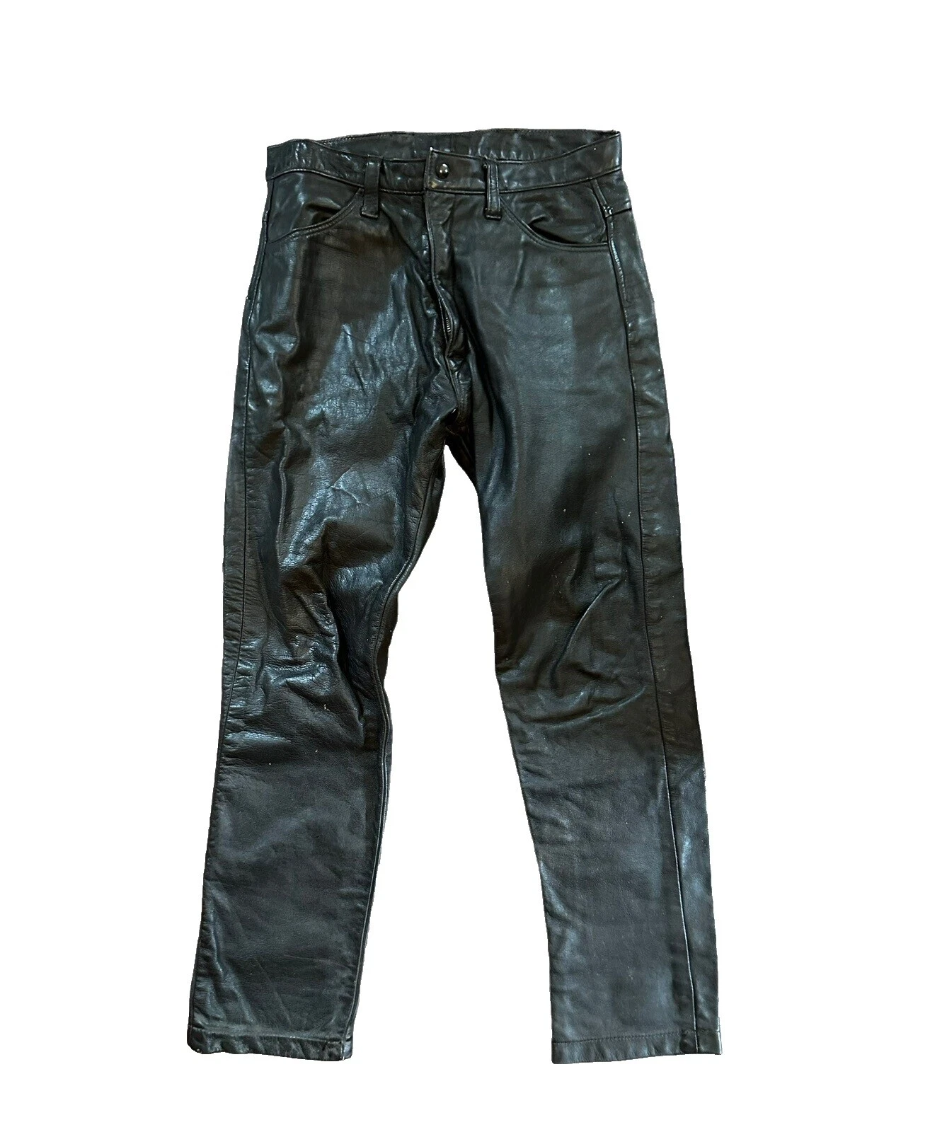 Leather Original 1960s Vintage Pants for Men
