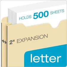 Pendaflex Expanding File Folder Pocket Letter 2 Point Manila 10 per Pack