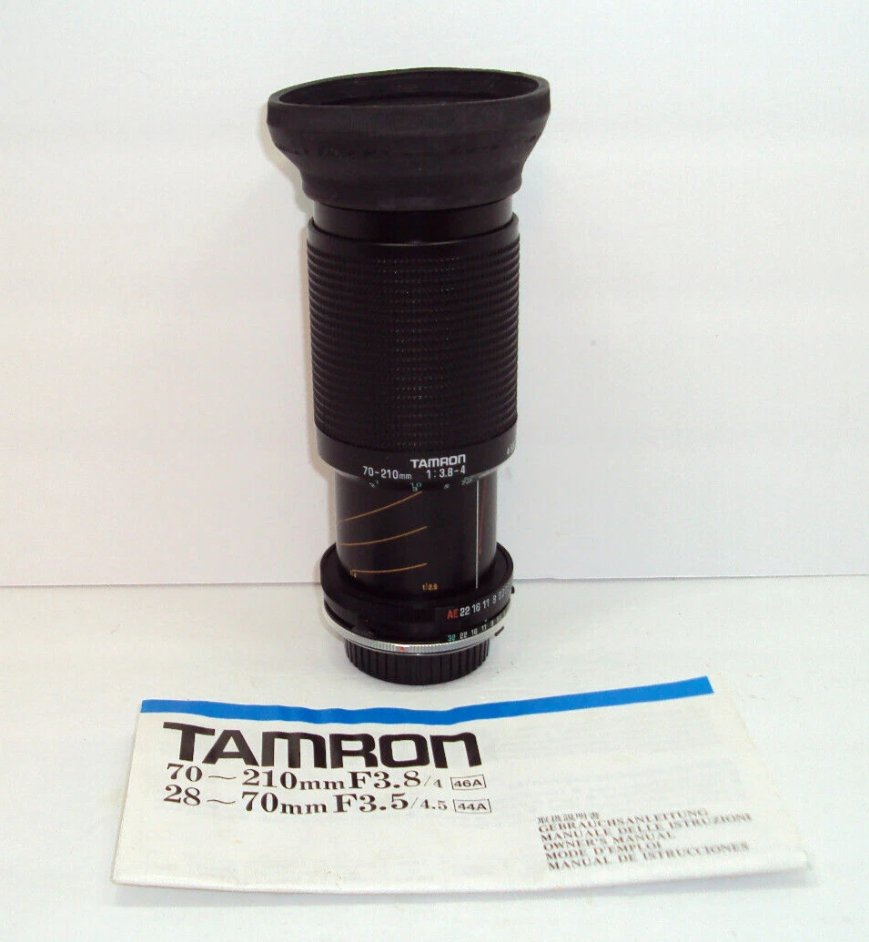 TAMRON BBA MC 70-210mm f/3.8 レンズコンタ TAMRON BBA MC 70-210mm f/3.8 レンズコンタ TAMRON AF 70ー210mm F3.8