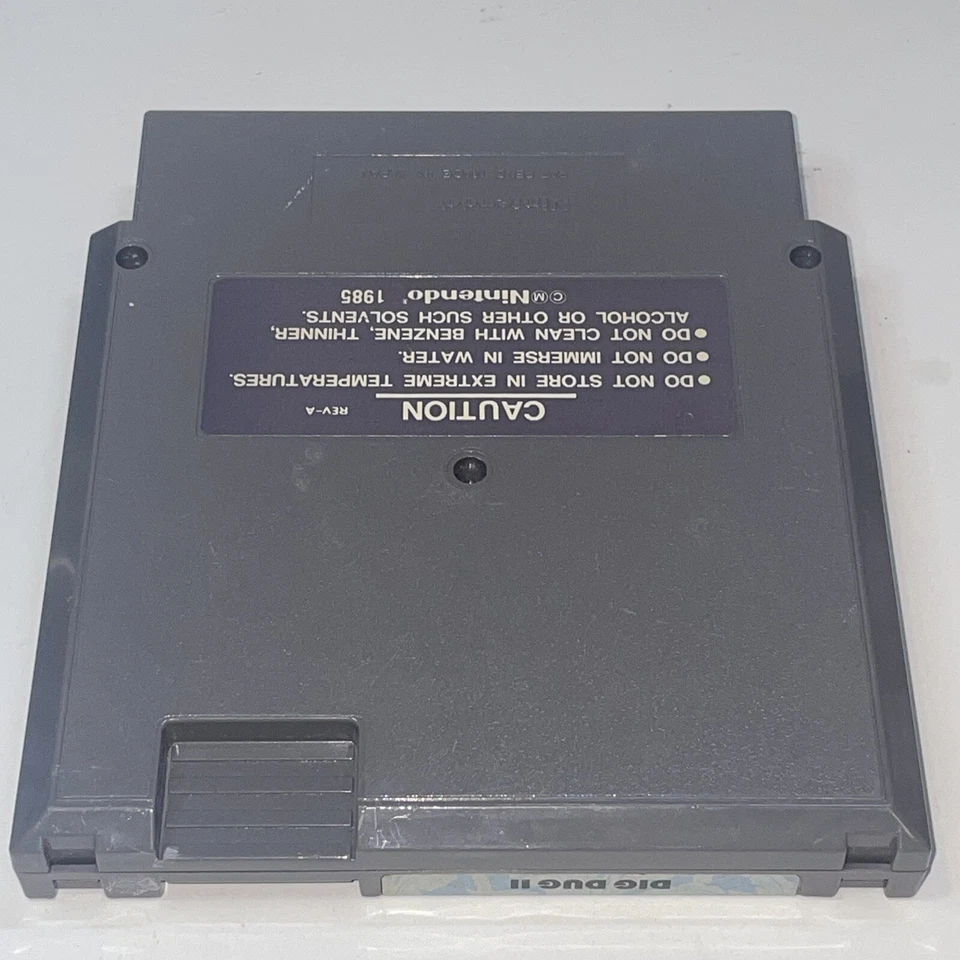 Dig Dug II Trouble in Paradise - 1989 NES Nintendo Game - Cart Only - TESTED! - Image 4 of 4