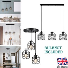 3 Way Vintage Industrial Pendant Light Hanging Retro Lamp LED Ceiling Lights