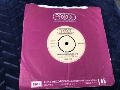 four tops - sweet understanding love 7 inch vinyl single 