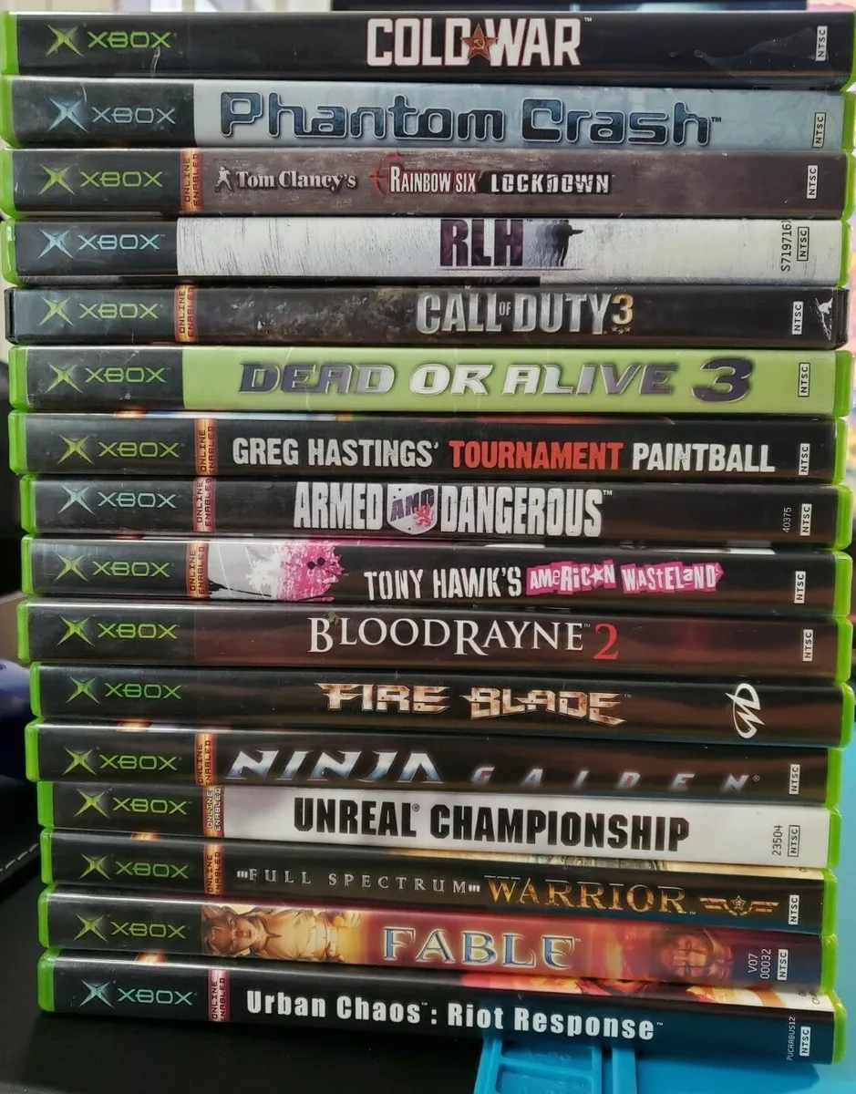 Original Xbox Games U-Pick All Tested