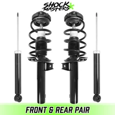 Front Complete Struts Springs Rear shocks for 2005-2018 Volkswagen Jetta