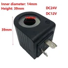 Solenoid Valve Coil Inner Diameter 14mm Height 39mm M14.31.0001 M14.31.0002 24V