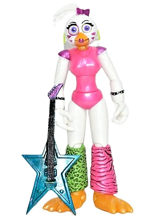 GLAMROCK CHICA action figure size8 FNAF Five Nights at Freddy's