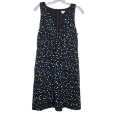 J.Crew Wrap Front Sleeveless Dress in Painted Dots Size 6