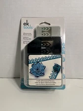 EK Tools DAHLIA Dimensional Flower Edger Punch NEW Paper Shapers Scrapbooking
