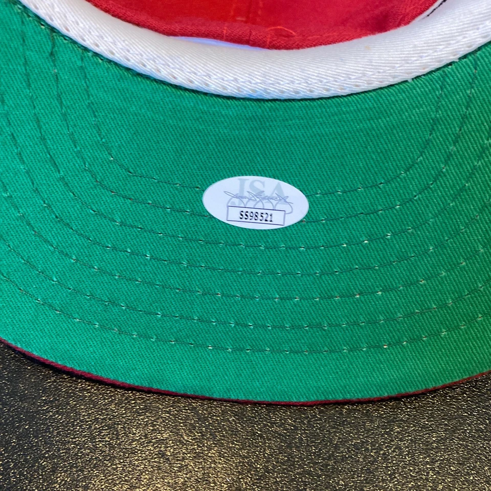 Dick Allen Signed Heavily Inscribed STATS Philadelphia Phillies Hat JSA COA - Image 4 of 4