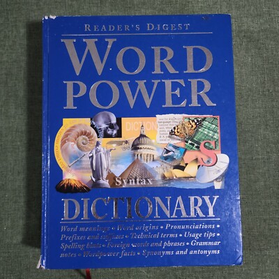 Word Power Dictionary Hardcover Book Reader's Digest Word Meaning