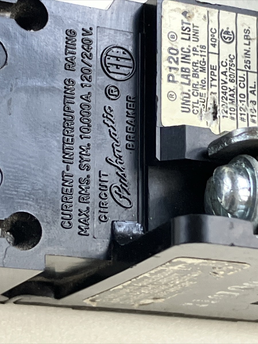 Pushmatic New VPKUBIP 20 Amp 1-1/2 In. 1-Pole Pushmatic Replacement Circuit Brea - Foto 8