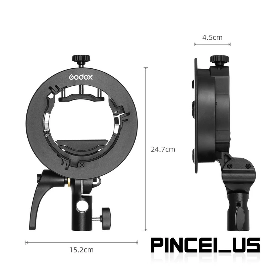 Soporte de flash tipo S Godox S2 para montaje Bowens Godox V1 V860II para Nikon Sony Foto 4 de 4