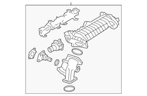 Colector de admisión para BMW 328d 2014-2018 (N/P 11-61-8-514-771)
