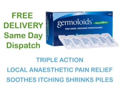 Germoloids Haemorrhoids Piles Treatment & Piles Suppositories Cream Ointment