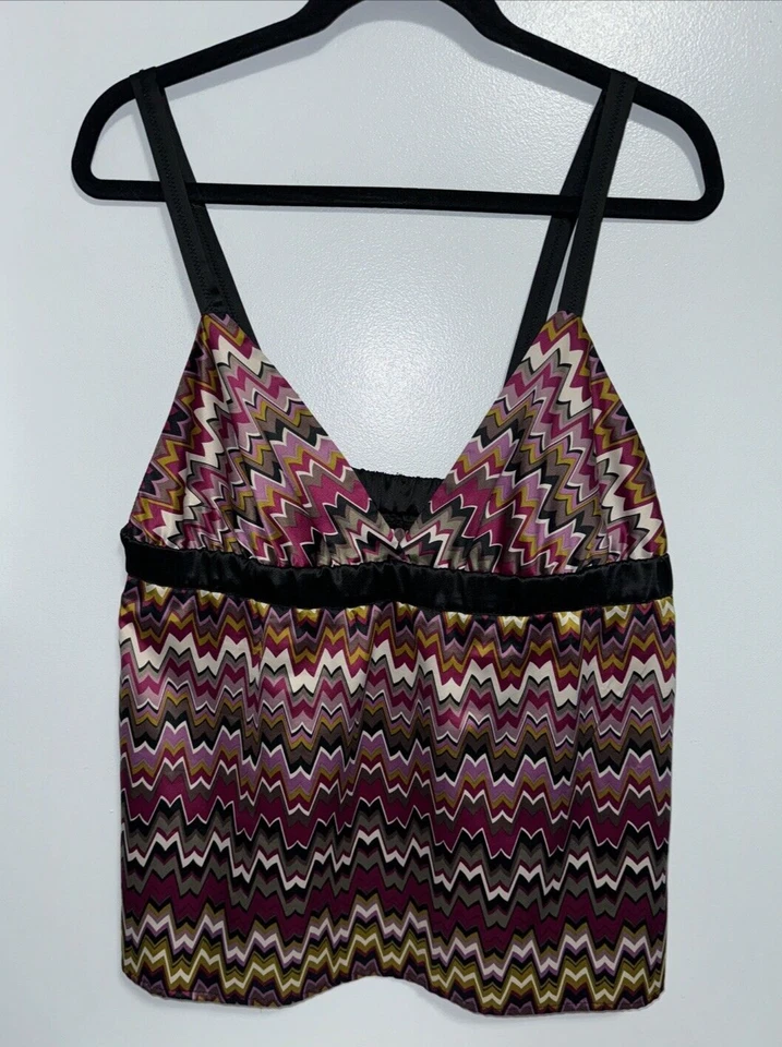 Camisola MISSONI x TARGET XL púrpura negra ZigZag Chevron Foto 2 de 4