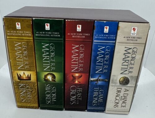 A Game of Thrones George R. R. Martin (5-Book Boxed Set) A Song Of Fire and Ice - Picture 1 of 5
