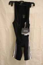Gore Bike Wear Element Razor Bibshorts Men's MEDIUM Black/White 990108 NEW