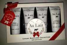 Scottish Fine Soaps Au Lait Luxury Bodycare Collection Gift Set New/Sealed
