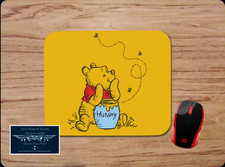 WINNIE THE POOH HONEY BEE CUSTOM MOUSE PAD DESK MAT PC GAMING HOME SCHOOL GIFT