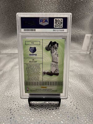 2019-20 JA MORANT Panini Contenders Lottery Ticket #2 RC PSA 10