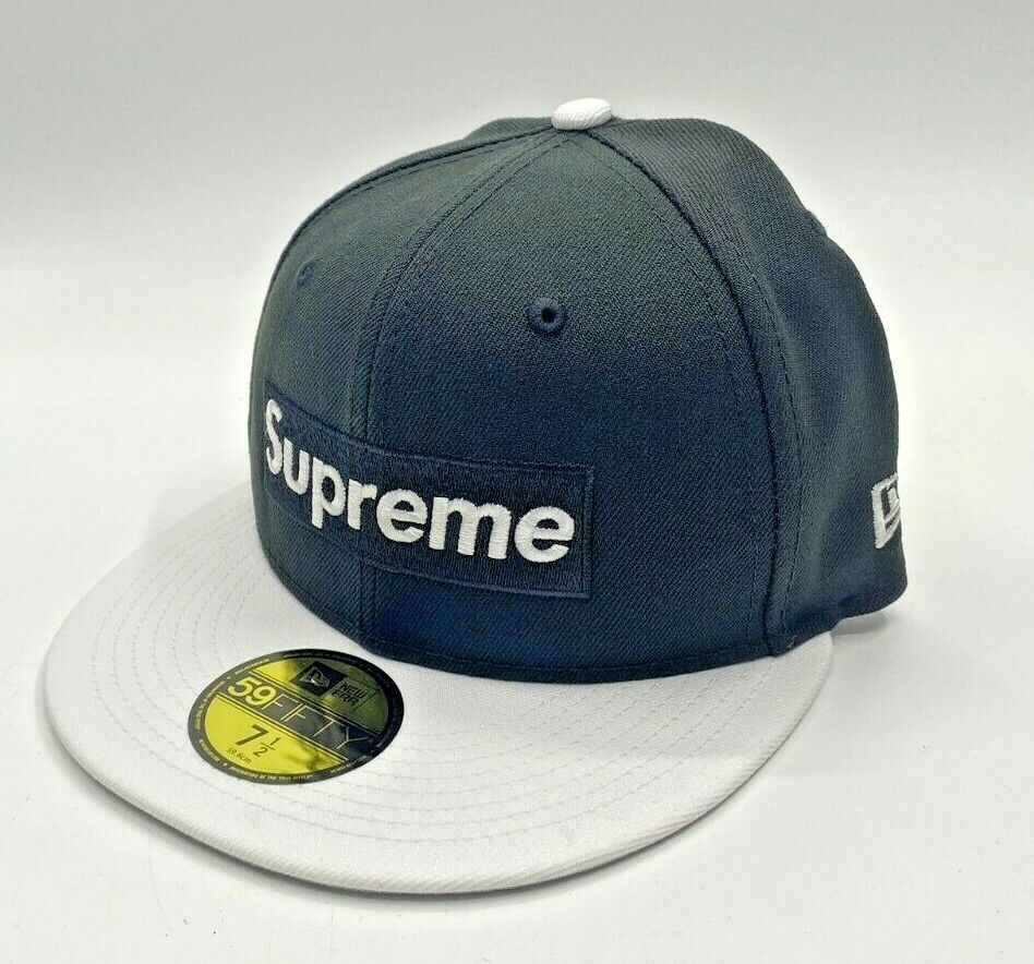 Supreme Box Logo New Era Navy 7 1/2 - キャップ