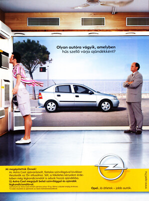 OPEL CAR magazine promo ad #08 ''NOT A CAR'' FOREIGN