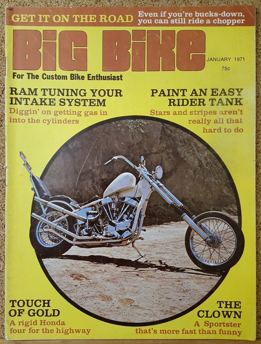 Big Bike Magazine – Vintage Back Issues – 1971, 1972, 1973, 1974