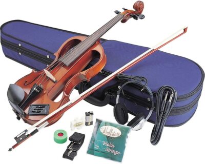 電子バイオリンHallstatt Electric Violin EV-30 HALLSTATT Electric Violin EV-30/NBR Natural Brown Amplifier