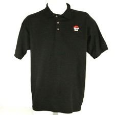 PIZZA HUT Employee Uniform Polo Shirt Black Size XL NEW