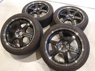 JDM H forging RAYS TE37 SL 2023 model excellent tread 17 5H100 8.5J+45 No Tires