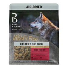 Air Dried Dog Food Beef Recipe Grain Free 2 lb Natural Healthy Pet Supplies