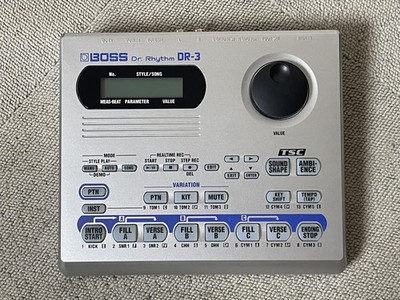 BOSS DR-3 Dr. Rhythm Drum Machine Digital Beat Maker MIDI TSC Used Excellent
