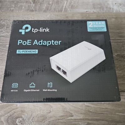 TP-Link PoE Injector | PoE Adapter 48V DC Passive PoE | Gigabit Ports New Sealed